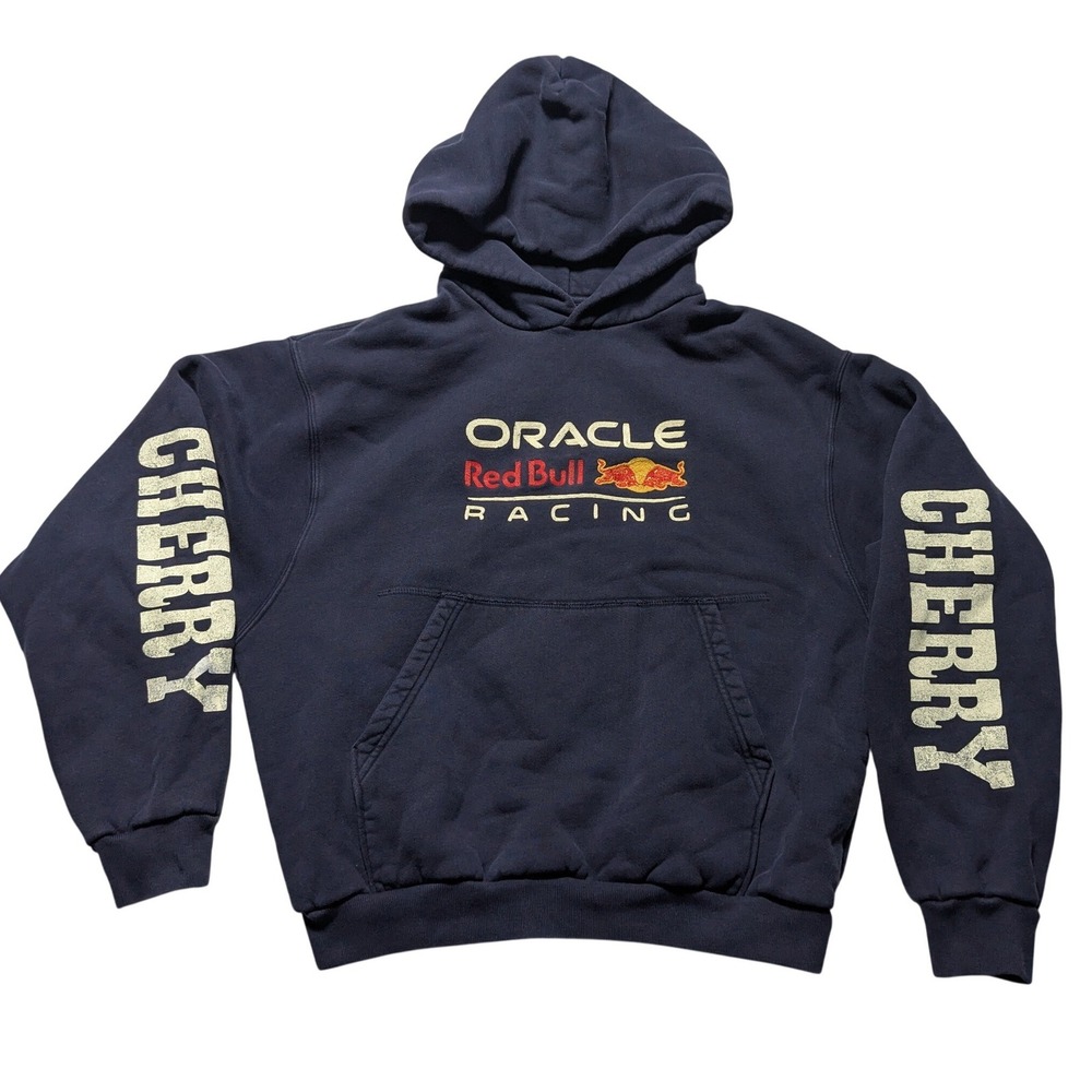 Cherry LA x Oracle Red Bull Racing Las Vegas Hoodie Navy Blue Men Small MADE USA